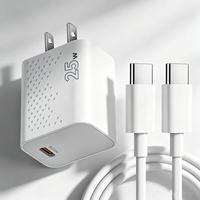 Chargeur USB-C 25W Type C USB Quick Charge 3.0 Adaptateur de téléphone portable pour Samsung/Xiaomi Prise EU US UK Chargeur mural rapide USB C 25W