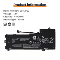 Batterie d'ordinateur portable OEM L14L2P22 neuve pour LENO VO IdeaPad 100-14IBY U31-70 L14L2P22 Batterie de remplacement pour ordinateur portable
