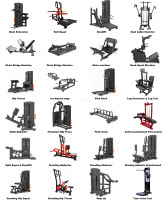 Máquina Comercial de Extensión y Curl de Brazos para Gimnasio, con Selección de Carga por Pin, de Fabricante