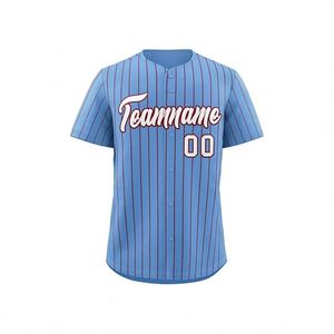 2025 Factory Free Design Cheap Button Down Quick Dry White <b>Baseball</b> Shirts - Product Image 5