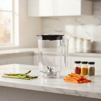 LEHEHE/Lehohoh HZ-300 Accessoires pour machine à smoothies commerciale, Bol de mixeur multifonctionnel, Bol de robot culinaire, Support de bol, Récipient