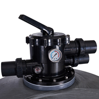 Système de filtration de piscine au sol PIKES, filtre à sable en fibre de verre de haute qualité, certifié CE, avec vanne de 1,5 pouce/2 pouces