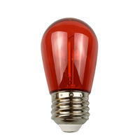 Ampoule LED à filament colorée S14 très vendue, 220V, pour extérieur, cour résidentielle, lumière décorative d'ambiance avec télécommande