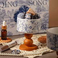 Diffuseur d'huiles essentielles d'aromathérapie avec bâtonnets d'encens de style chinois - Cadeau idéal pour anniversaires et fêtes, pour une ambiance fraîche