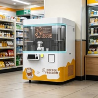 Robot de Café con Brazo Robótico y Personalización de Logotipo para Oficinas, Edificios y Centros Comerciales