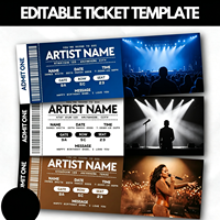 Billets de concert personnalisés de haute qualité pour la mémoire et la collection, cadeaux de mariage, billets de rédemption imprimés sur papier