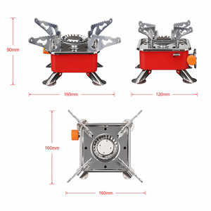 Estufa de Gas Portátil para Camping <span class=keywords><strong>Coku</strong></span>, de Acero Inoxidable, Mini, Potente, Ligera, de Butano, para Uso de Emergencia y Senderismo - Product Image 2