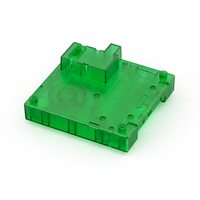 Coque de Base de remplacement Bitfunx translucide GC pour lecteur GBA Gameboy DOL-017 pour Console NGC Gamcube