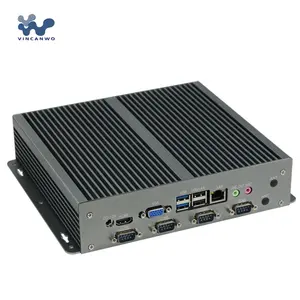 VINCANWO BPC-101 Industrial dustproof fanless Industrial computer Core i3/i5/i7 Embedded Industrial Mini PC J1900 mini computer