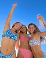 Maillots de bain pour femmes personnalisés, vêtements de plage, ensembles de micro-bikinis deux pièces, maillots de bain avec cache-maillot, bikinis brillants, soutien-gorge à armatures