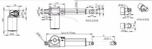 Oem Oem Td-04a Bibo Factory Td-04a 1000mm 12 24v 500n to 6000n Push Rod <b>Linear</b> <b>Actuator</b> <b>Linear</b> <b>Actuator</b> Td-04a Bibo Factory Td-0 - Product Image 5