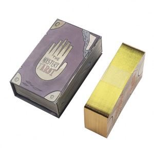 Cartas del Tarot Misteriosas con Estampado Dorado en Caja de Cartón, Baraja de Tarot Portátil, Juego de Entretenimiento - Product Image 1