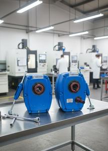 Reductor de Velocidad Industrial Tipo SMR, Montado en Eje, con Engranaje Helicoidal para Minería, Cinta Transportadora y Manejo de Materiales a Granel - Product Image 3