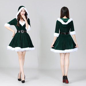 Disfraz de Papá Noel para Navidad, vestido de tul rojo para fiesta temática navideña. - Product Image 1