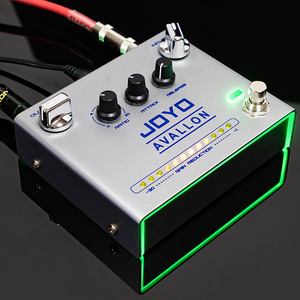 JOYO R-19 AVALLON Pédale d'effet <span class=keywords><strong>compresseur</strong></span> en aluminium pour guitare électrique et basse ajoute un ton unique à votre performance - Product Image 1