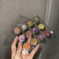 15 Couleur Rechargeable Acrylique Shimmer Ombre À Paupières Palettes Boîte Magnétique Cosmétique Maquillage Organisateur Beauté Poudre Casseroles Titulaire