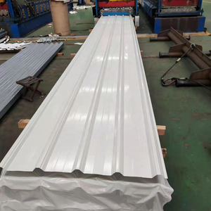 Tuiles de toiture métalliques Factoriy les plus vendues, en <span class=keywords><strong>acier</strong></span> PPGI 7m x 1m x <span class=keywords><strong>1mm</strong></span>, <span class=keywords><strong>tôle</strong></span> de toiture ondulée en fer revêtu de couleur - Product Image 4