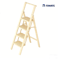 Escabeau domestique simple avec main courante, escabeau pliant avec main courante