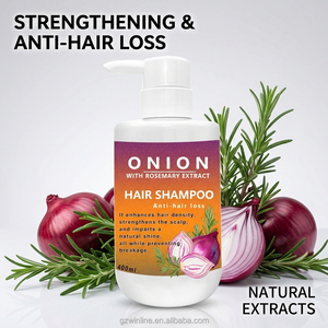 Shampoo anti-<span class=keywords><strong>chute</strong></span> <span class=keywords><strong>de</strong></span> <span class=keywords><strong>cheveux</strong></span> professionnel OEM ODM à l'oignon, sans sulfate, soin du cuir chevelu à la lavande, pour des <span class=keywords><strong>cheveux</strong></span> plus forts et plus longs, 400 ml - Product Image 4