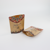 Sachet Doypack en Papier Kraft Écologique Personnalisé avec Logo Imprimé, Refermable, pour Café, Snacks, Noix et Graines - Vente en Gros