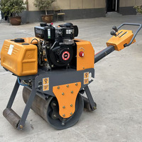 Compacteur routier vibrant monorouleau Changfa à conducteur marchant, pour asphalte, avec moteur et pompe haute performance