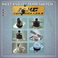Thermostat à disque bimétallique KSD301 250V 10A 16A, interrupteur de contrôle de température à action rapide, normalement fermé, ODM