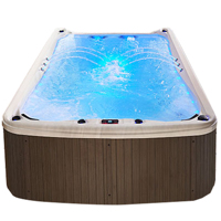 Baignoire à chaud préplumée en fibre de verre, grande piscine, possibilité d'livraison