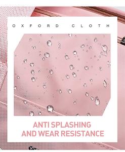Sac de voyage de grande capacité fourre-tout d'entraînement rose imperméable à l'eau pour gymnases de week-end - Product Image 3