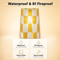 Panel de Revestimiento de Pared Interior Decorativo de PVC con Efecto Mármol, Resistente al Agua y a los Rayos UV, para Hogares, Hoteles y Proyectos Comerciales
