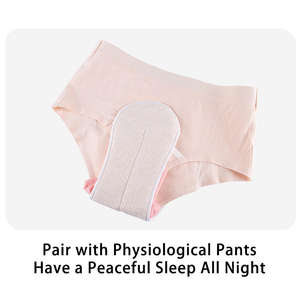 Toalla Menstrual de Tela de Algodón Puro, Elegante, Suave y Amigable con la Piel, Lavable, 12x30cm, para Mujeres - Product Image 4