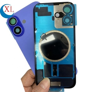 Gốc Cover Quay Lại Kim Loại Khung Sạc Flex Nhà Ở Glass Bìa Thay Thế Cho Apple <span class=keywords><strong>iPhone</strong></span> 15Pro 16pro Max 14 15 16 Cộng Với - Product Image 1