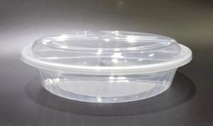 HACAMY Contenedor de Alimentos Desechable de Plástico PP de 3 Compartimentos, Apto para Microondas, con Tapa Segura a Prueba de Fugas, Libre de BPA, para Catering - Product Image 4