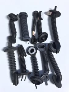 Harnais de câblage automobile CQ avec <span class=keywords><strong>gaine</strong></span> spirale et interface plastique - Protection de câble étanche à la poussière et à l'eau en matériau EPDM Modèle CQ524 - Product Image 2