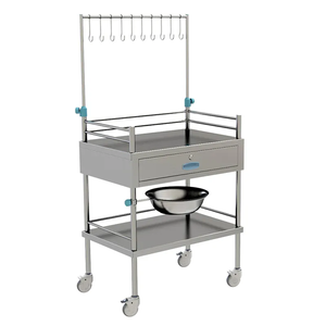 (MS-T310S) Carro de Tratamiento de Emergencia Médico Hospitalario de Acero Inoxidable - Product Image 2