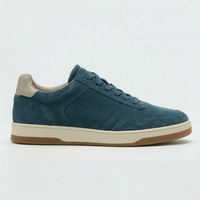 Chaussures de marche basses personnalisées pour hommes en cuir et daim de luxe à lacets avec logo – Fabricants de chaussures à faible MOQ