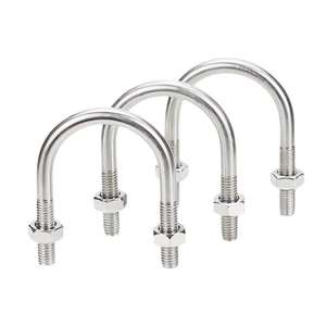 Factory-direct 304 Stainless Steel U-bolts Hot-dip Galvanized for Corrosion Resistance Industrial Equipment <b>Pipe</b> Support U-Bolt - Product Image 3
