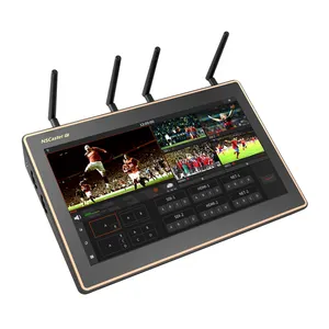 4G portabel 6CH SDI H DMI Mixer Video Multi-format pengalih Streaming langsung