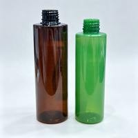 Bouteille en plastique PET à épaule plate avec pompe et bouchon à bille doré pour lotion et shampoing – Approvisionnement direct usine OEM