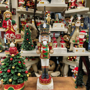 Casse-Noisette Traditionnel <span class=keywords><strong>de</strong></span> Noël Musical Taille Réelle Personnalisé avec Lumières Led et Tambour Décoration <span class=keywords><strong>de</strong></span> Soldat Casse-Noisette <span class=keywords><strong>de</strong></span> Noël - Product Image 4