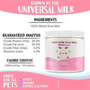 300g Lait de Brebis en Poudre pour Chats et Chiens, Nutrition Générale, Supplément de <span class=keywords><strong>Calcium</strong></span> pour la Santé, Formule Animale pour Chiots et Chiens - Product Image 2