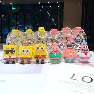 Llavero 3D de Bob Esponja y Patricio Estrella, Colgante de Plástico Kawaii para Mochila, Llaves de Coche, Regalos para Parejas - Product Image 3