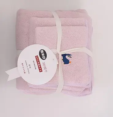 Factory Cheap Price Custom Logo Grey Big Bath Towel Set 100% Organic Cotton
