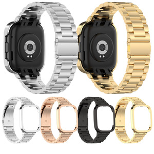 BEEFLYPOWER Nuevo Producto Correa de Acero Inoxidable para <span class=keywords><strong>Mi</strong></span> Watch <span class=keywords><strong>Lite</strong></span> <span class=keywords><strong>3</strong></span>, Brazalete para Xiaomi Redmi Watch <span class=keywords><strong>3</strong></span> - Product Image 2