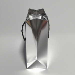 Bolsa de Embalaje para Pequeños Artículos de Belleza, Bolsa para Accesorios de Moda, Pedido Pequeño, Logotipo Personalizado, Bolsa Cosmética Plateada Metálica - Product Image 4