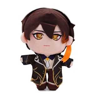 จัดส่งฟรีสำหรับ Amazon NEW genshin impact cotton Plush ของเล่นน่ารักตุ๊กตายัดนุ่นของ Hu TAO Tartaglia Zhongli ความสูง10ซม. - Product Image 5