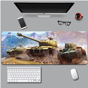 Tapis de souris de jeu chauffant personnalisé avec motif imprimé World of Tanks, surface lisse de haute qualité, en stock - Product Image 4