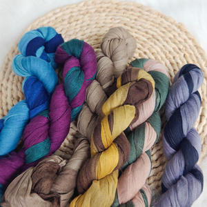 แฟชั่น2025ผ้าพันคอผ้าโพลีเอสเตอร์ไล่ระดับสีแบบย่นสำหรับสตรีผ้าผ้าคลุมไหล่นุ่มฟูใช้ในฤดูใบไม้ผลิ - Product Image 2