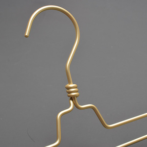 Gold Aluminum <strong>Hangers</strong> Skirt <strong>Hangers</strong> for Pant - Product Image 3