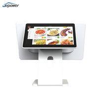 Nouveau terminal de point de vente Android 11 Jepower ACHC21 15,6 pouces pour supermarché, double écran, caisse enregistreuse tout-en-un, mémoire 2+16 Go, efficace