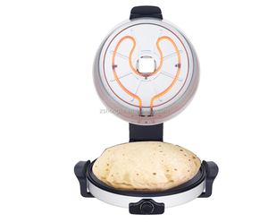 Máquina para Hacer Pan Árabe HONGAR HJ-38TD, Máquina Eléctrica para Hacer Pan Pita de Acero Inoxidable, Control de Temperatura, Capacidad de 2 lb, Función de Temporizador, para el Hogar - Product Image 2
